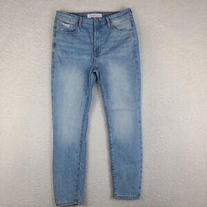 Calvin Klein Jeans Womens 31 Blue High Rise Skinny Ankle‎ Light Wash Denim